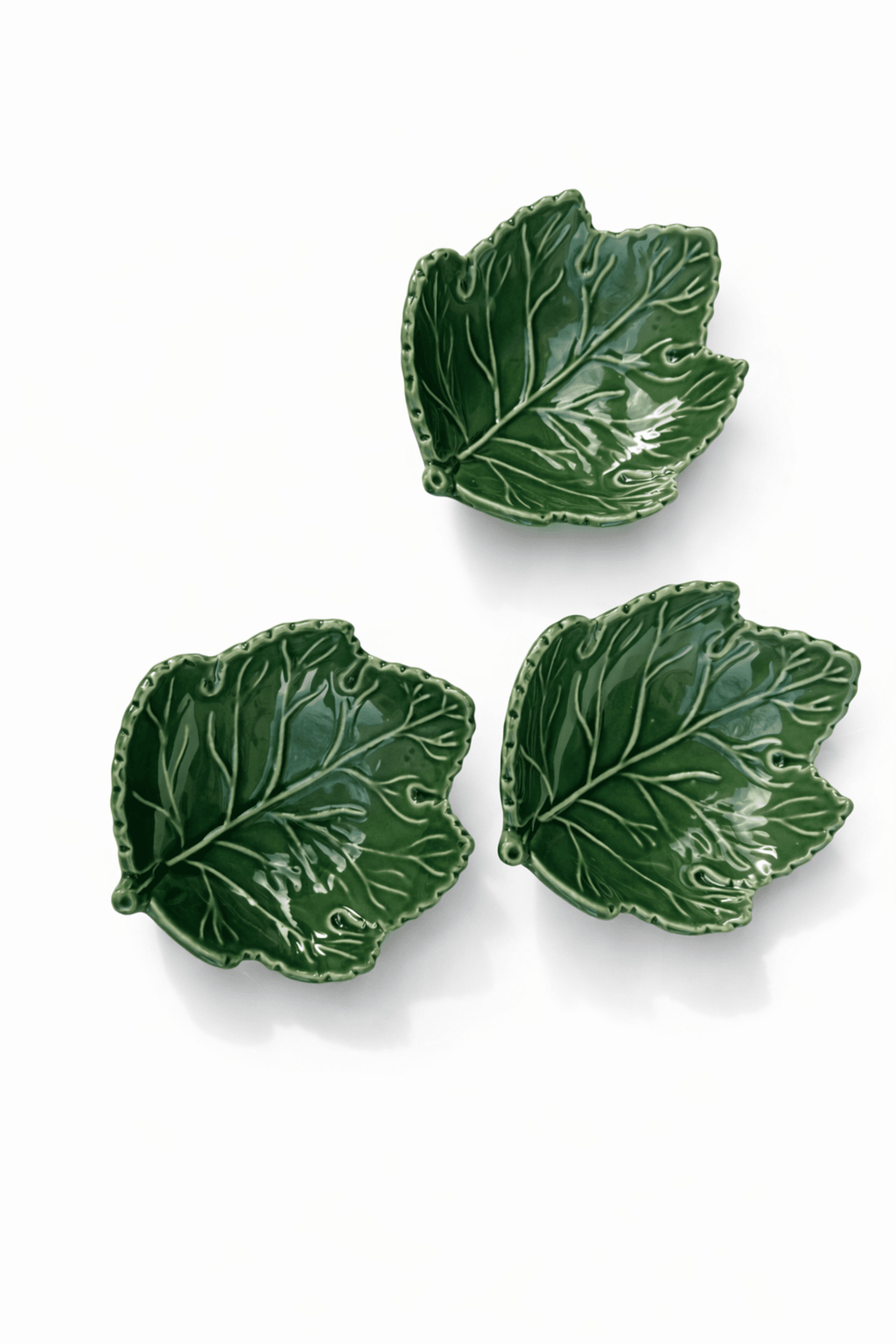 Blow con forma de hoja verde - 1