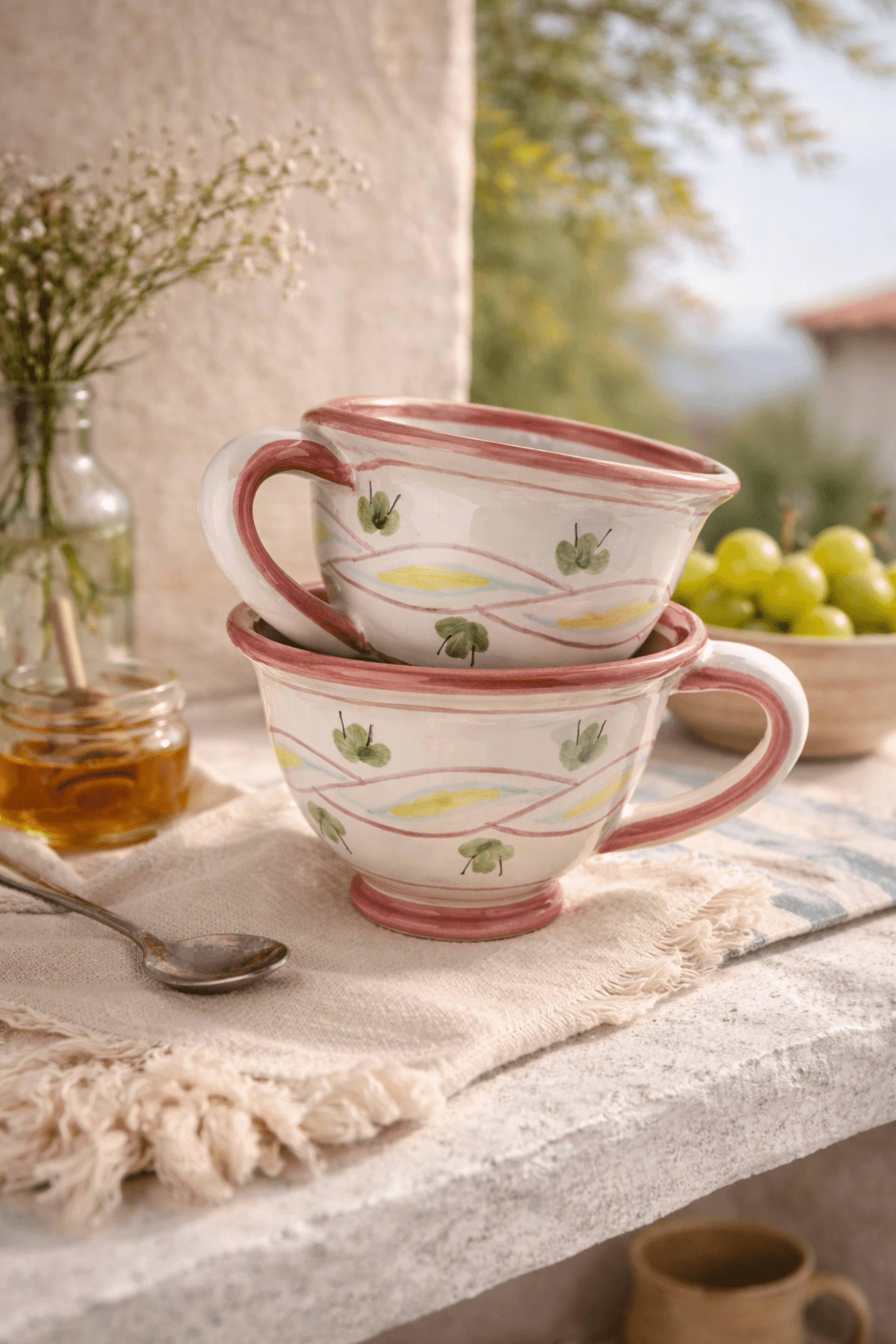 Juego de tazas con forma de campana - 1