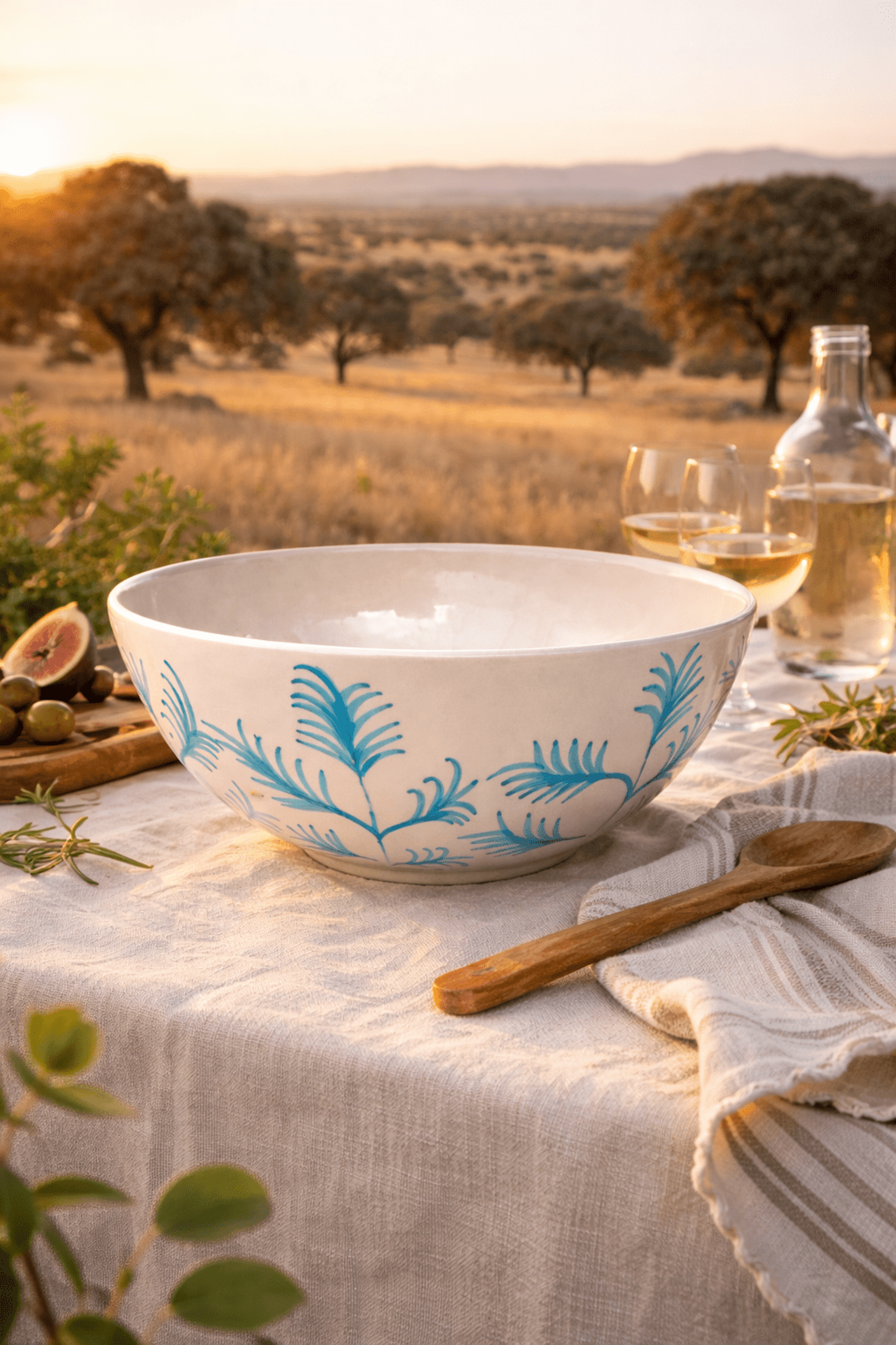 Ensaladera pintada a mano - 1